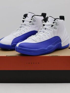 Nike Air Jordan 12 Retro White and Game Royal